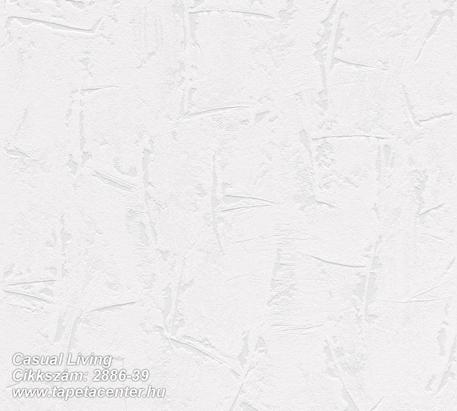 Beton,egyszínű,fehér,gyöngyház,illesztés mentes,lemosható,vlies tapéta 